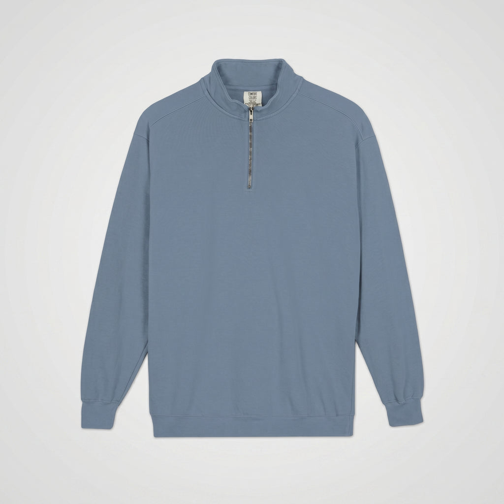 Heavyweight blue jeans weatshirt face